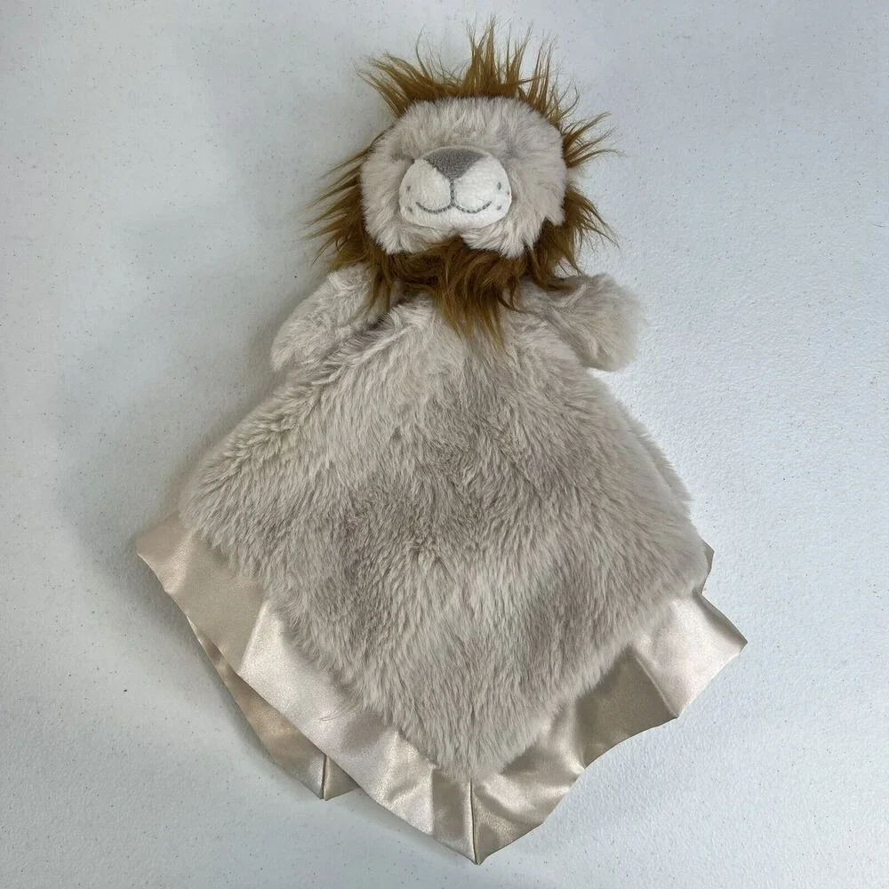 Cloud Island Lion Baby Plush‎ Lovey Security Blanket Satin Trim Target 14